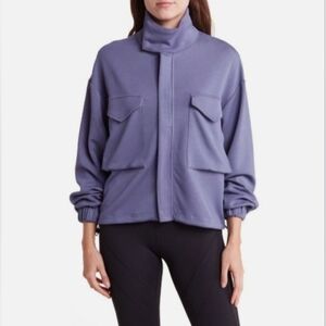 Yogalicious Scuba Cropped Yoga Jacket Size XS